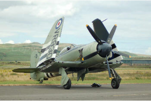 Hawker Sea Fury FB|| 1/4.5 Bauplan